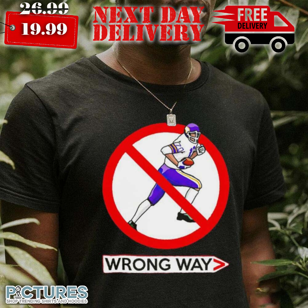 Minnesota Vikings Jim Marshall Wrong Way Shirt