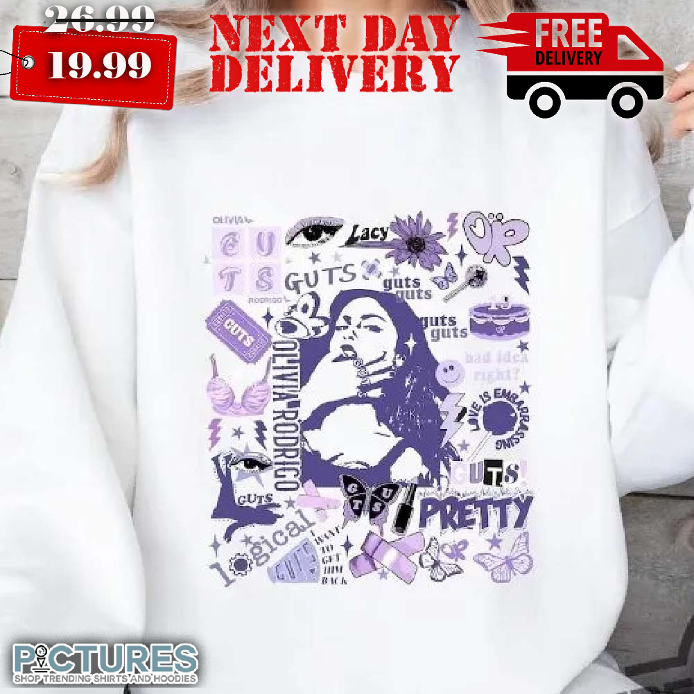 Olivia Rodrigo Olivia Guts 2024 Concert Shirt