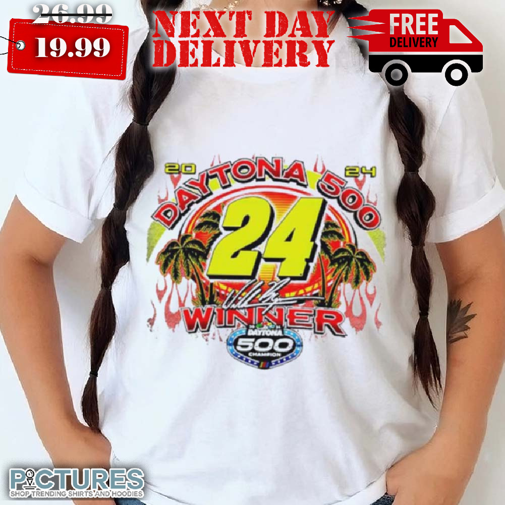 William Byron 2024 Daytona 500 Winners Signature Shirt