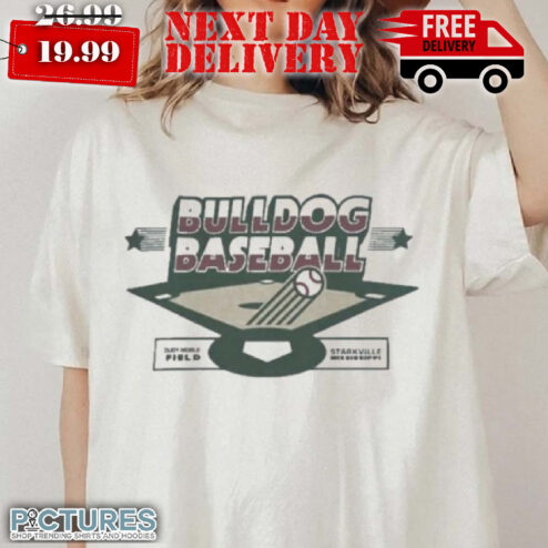 Bulldog Baseball Msu Star Crossed Baseball Dudy Noble Field Shir