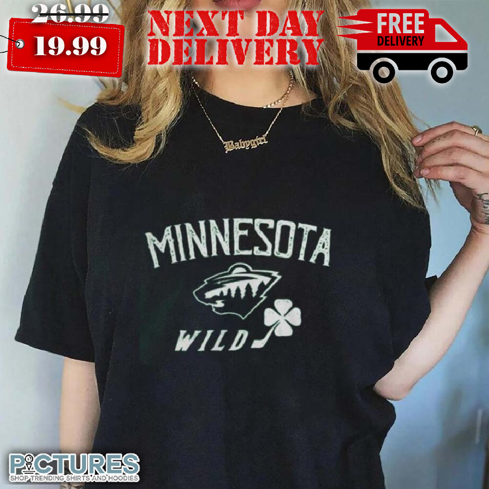 Minnesota Wild Levelwear Green St. Patrick's Day Richmond Clover Shirt Minnesota Wild Levelwear Green St. Patrick's Day Richmond Clover Shirt