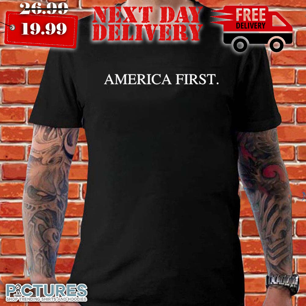 Anthony Raimondi Wearing Patriot Gear America First Shirt