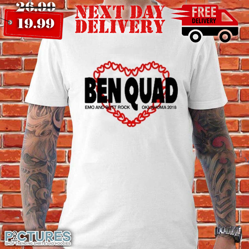 Ben Quad Dog Hearts Emo And Butt Rock Oklahoma Shirt
