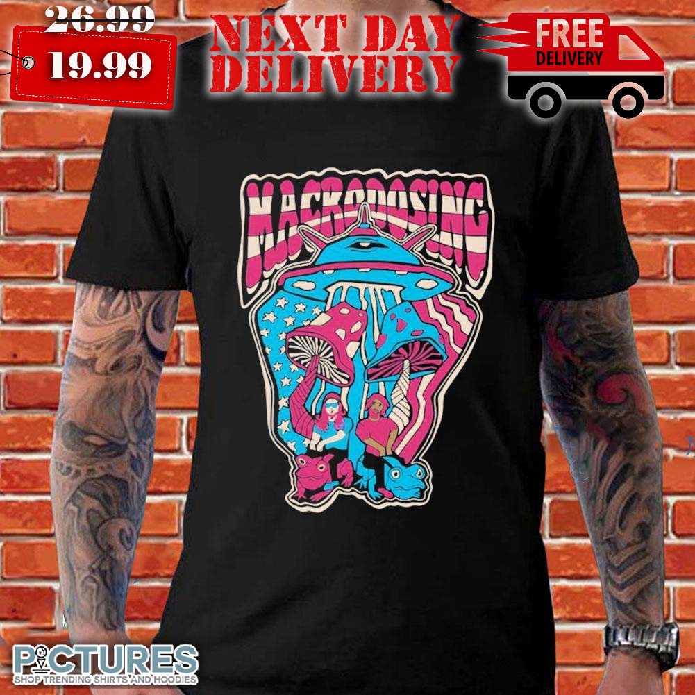 Billy Wearing Macrodosing Usa Shirt