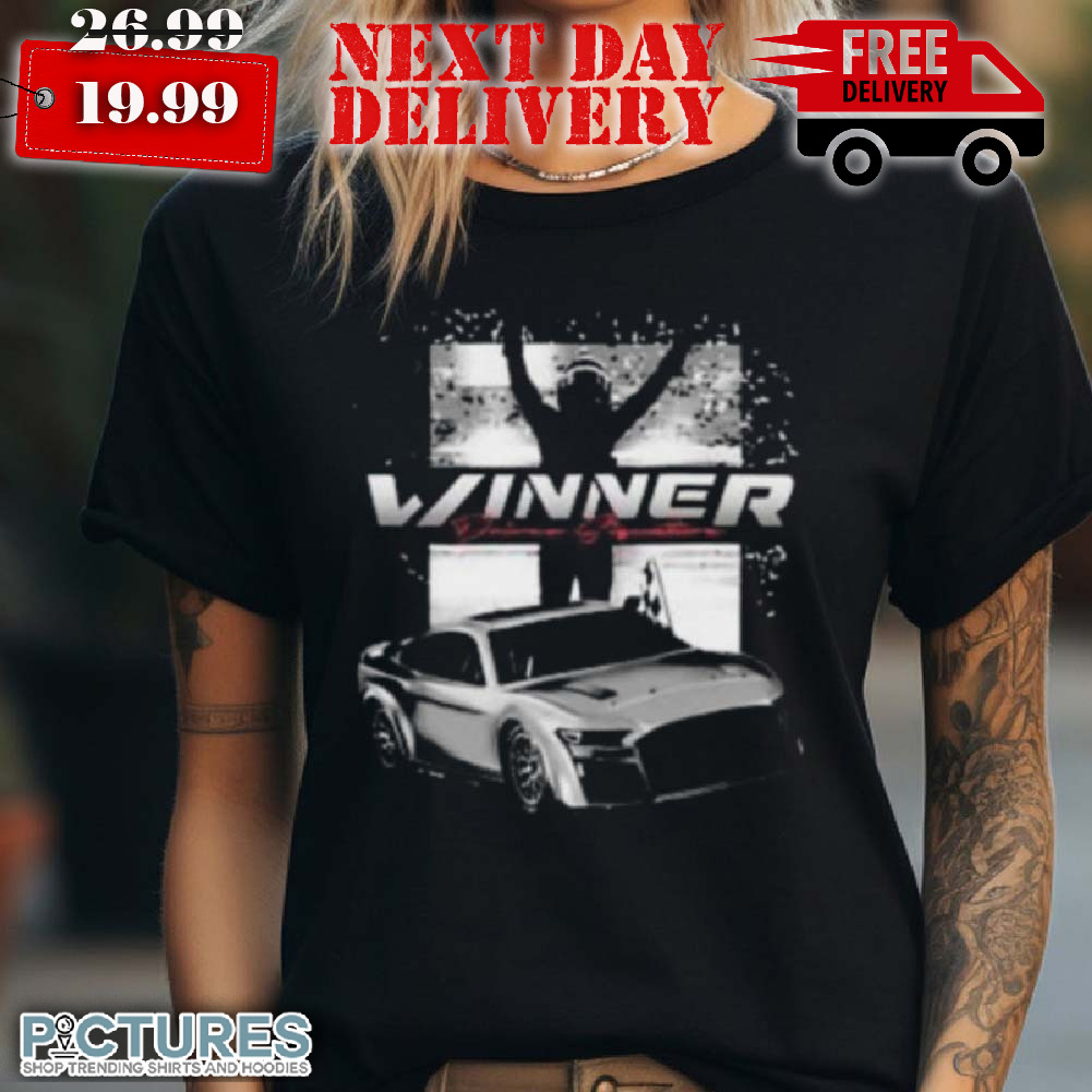 Daniel Suarez Checkered Flag Sports 2024 Ambetter Health 400 Race Win Shirt