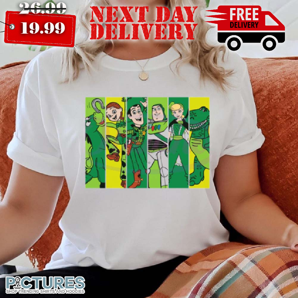 Toy Story Characters St Patricks Shirt