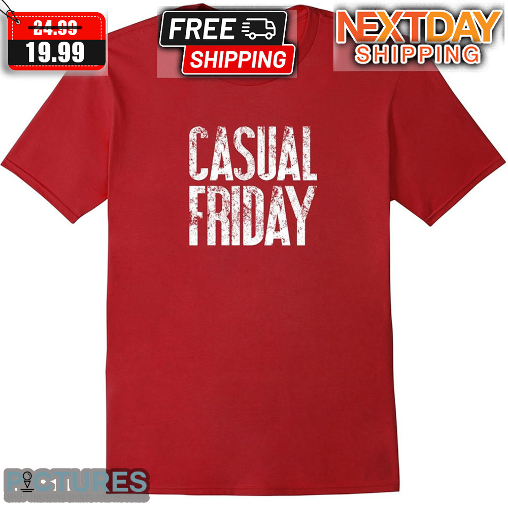 Casual Friday Red Shirt