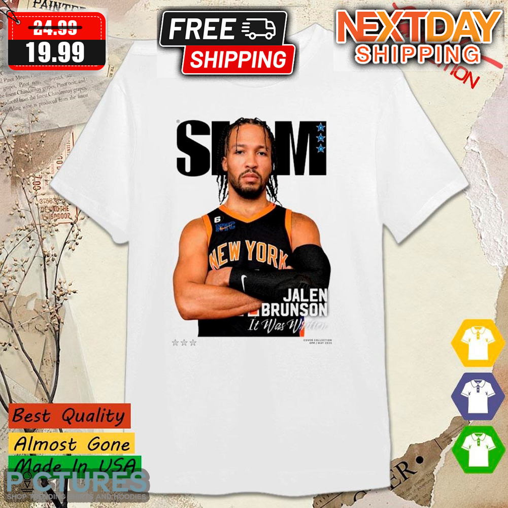 Slam Jalen Brunson It Was Written New York Knicks Vintage Shirt