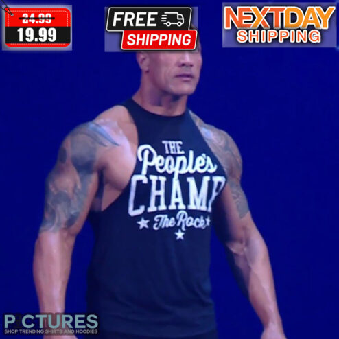 The Rock The People's Champ Gym Shirt