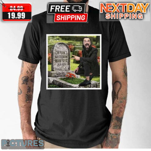 Drew McIntyre Peace Sign Pose Cm Punk's Wrestlemania Main Event Shirt