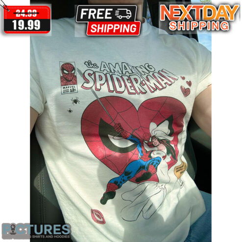 Heart The Amazing Spiderman Mary Jane Cartoon Shirt