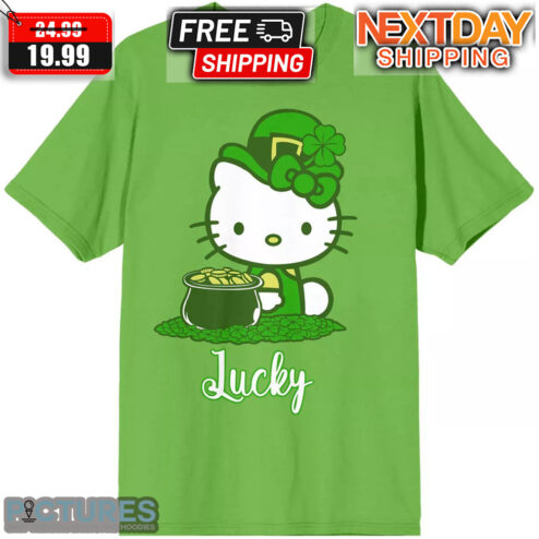 Hello Kitty Lucky St Patrick Day Shirt