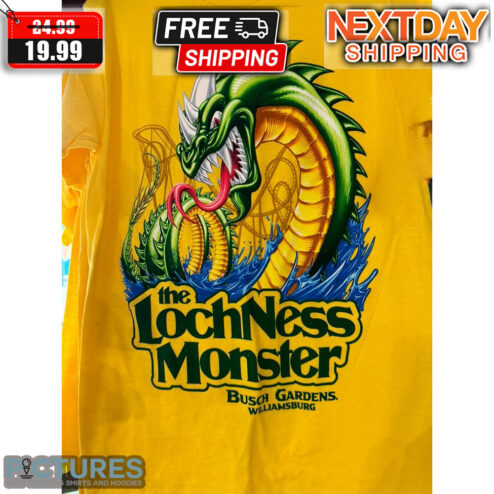 Dragon The Lochness Monster Busch Gardens Williamsburg Shirt