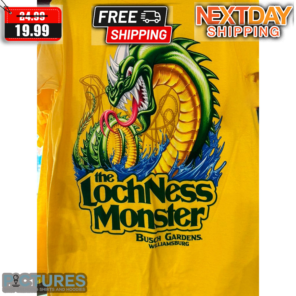 Dragon The Lochness Monster Busch Gardens Williamsburg Shirt