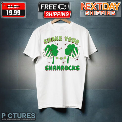 Clover Boobs Shake Your Shamrocks St Patricks Day Shirt