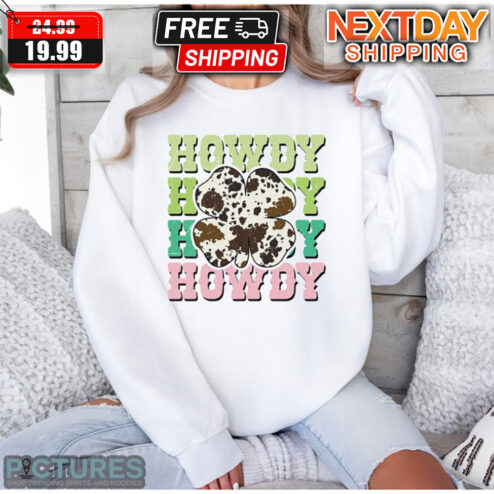 Cowboy Clover Howdy St. Patrick's Day Shirt