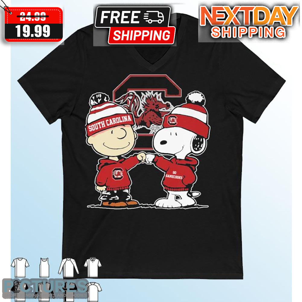 Snoopy And Charlie Brown South Carolina Go Gamecocks Basketball Shirt