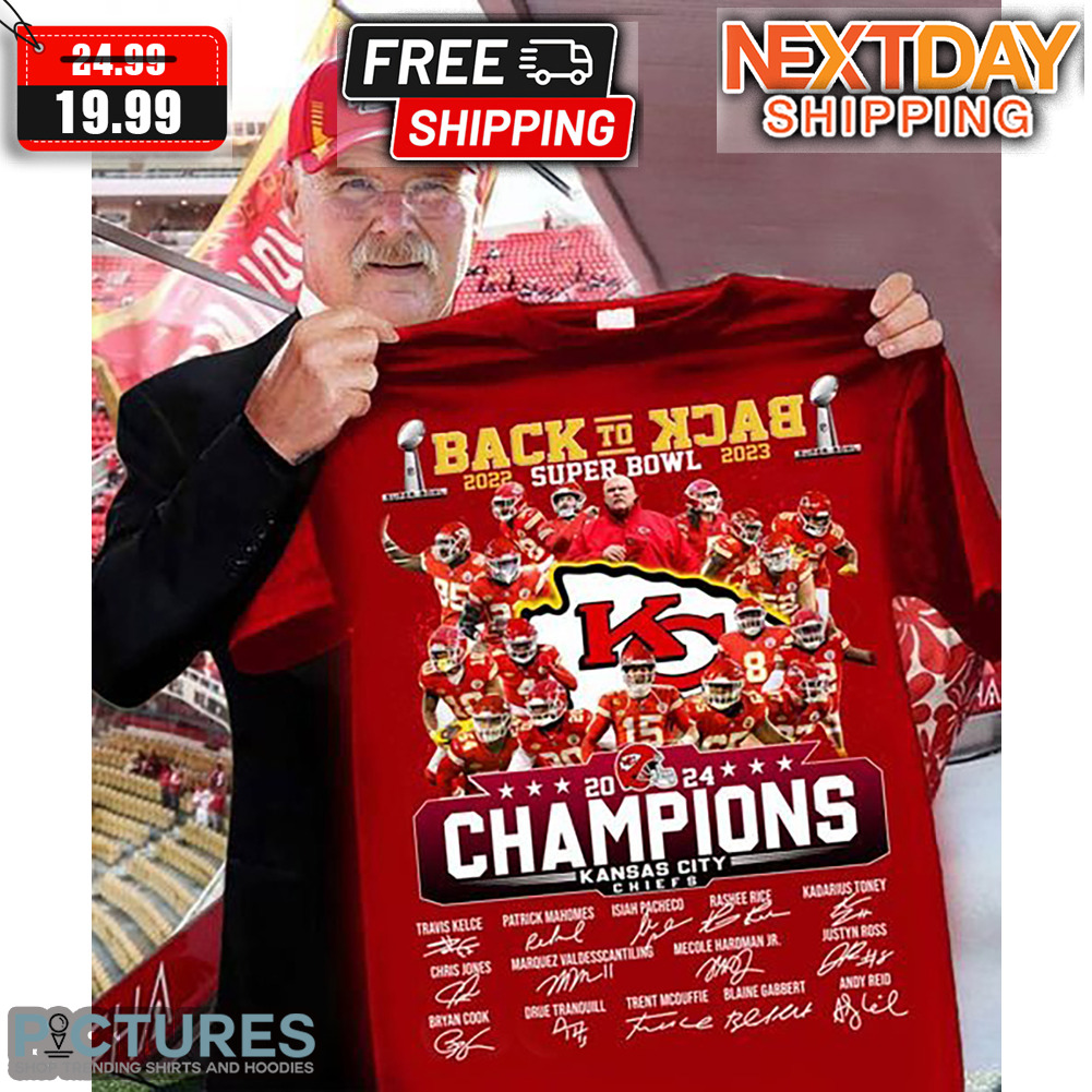 Kansas City Chiefs Back To Super Bowl LVIII 2024 Champions Shirt