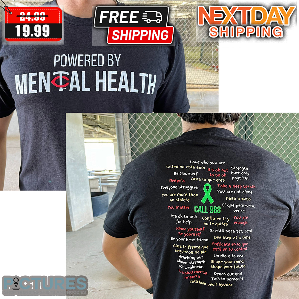 Powered By Mental Health MLB Shirt