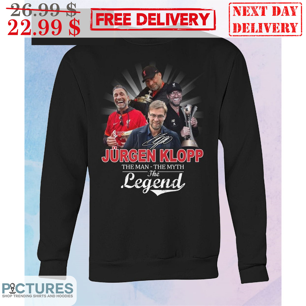 Jurgen Klopp The Man The Myth The Legend Vintage Shirt