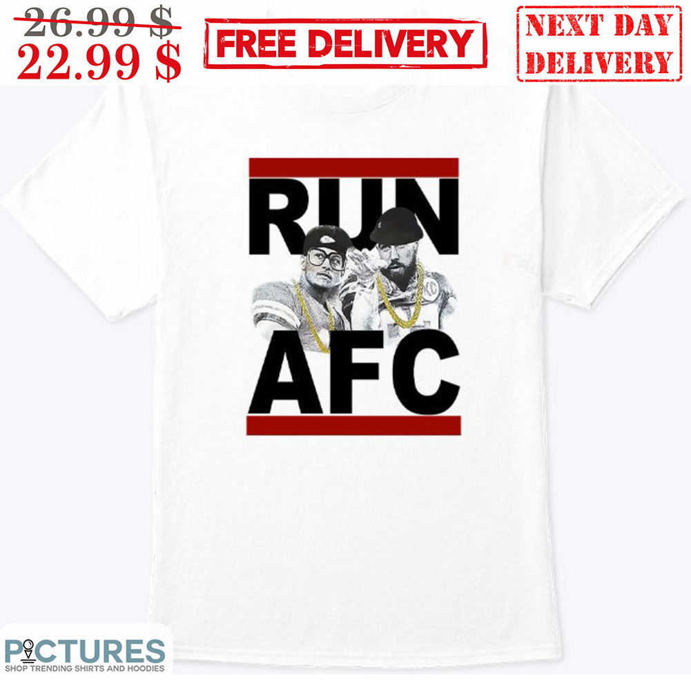 Run AFC Patrick Mahomes And Travis Kelce Kansas City Chiefs NFL Super Bowl 2024 Shirt