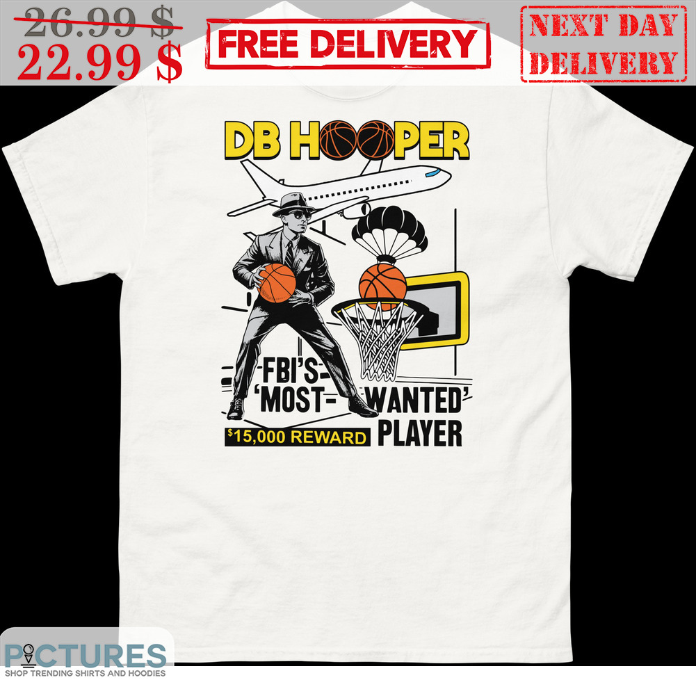DB Hooper FBI's Most Wanted Player Shirt