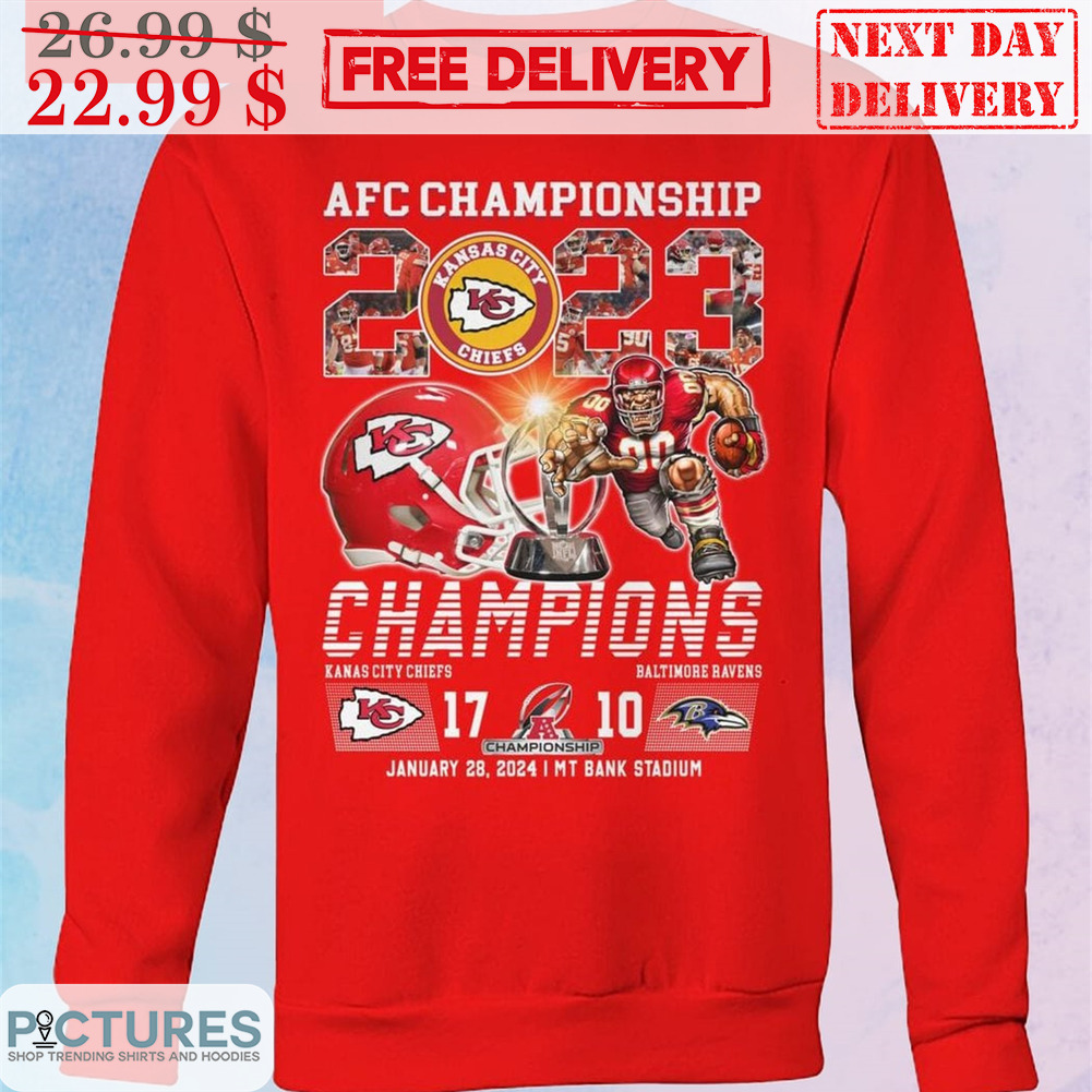 Mascot AFC Championship 2023 Kansas City Chiefs Champions NFL Shirt