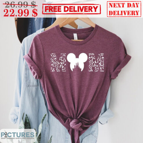 Mickey Head Castle Mom Mother's Day Disney Shirt