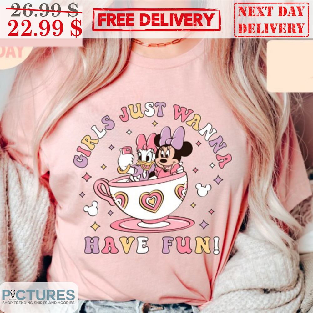 Minnie Mickey Girls Just Wanna Have Fun Disney Shirt