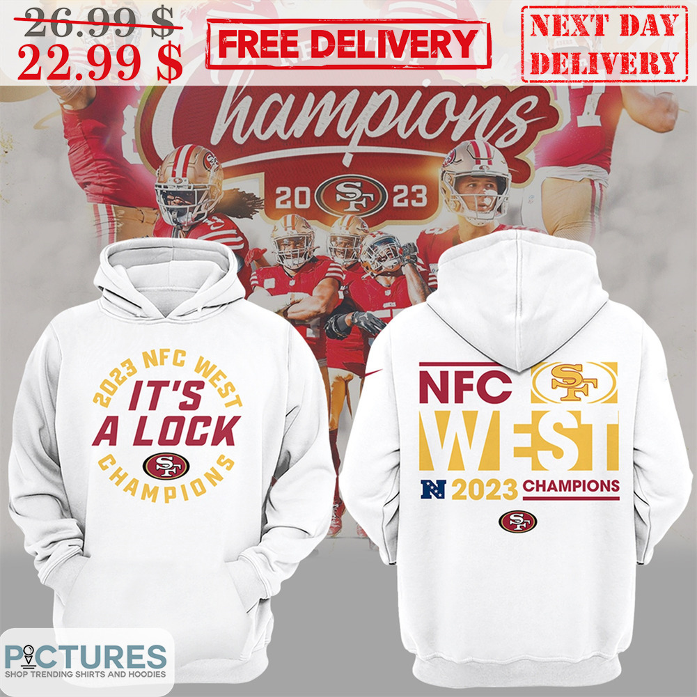 San Francisco 49ers 2023 NFC West It's A Lock Champions Super Bowl 2024 Shirt
