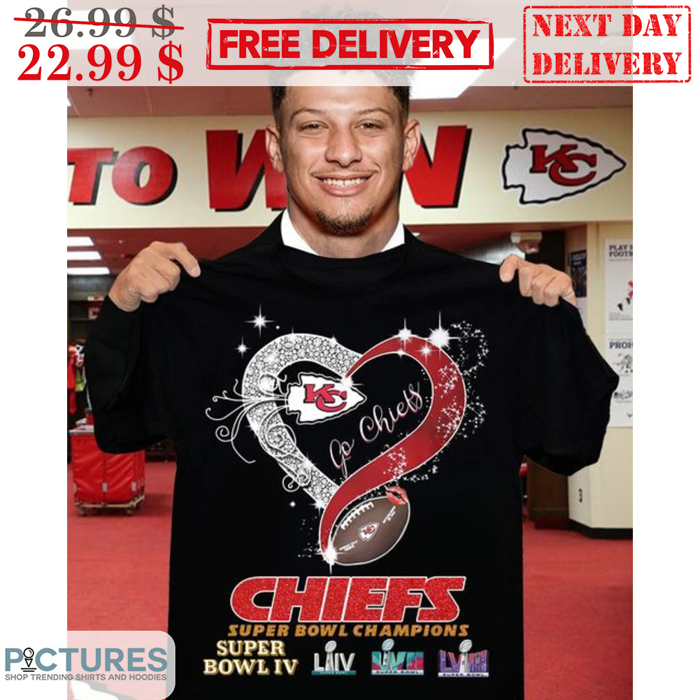 Kansas City Chiefs Heart Super Bowl Champions Shirt