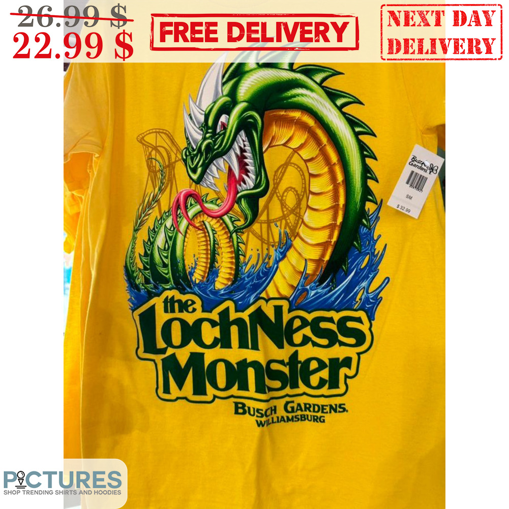 The Lochness Monster Busch Gardens Williamsburg Shirt