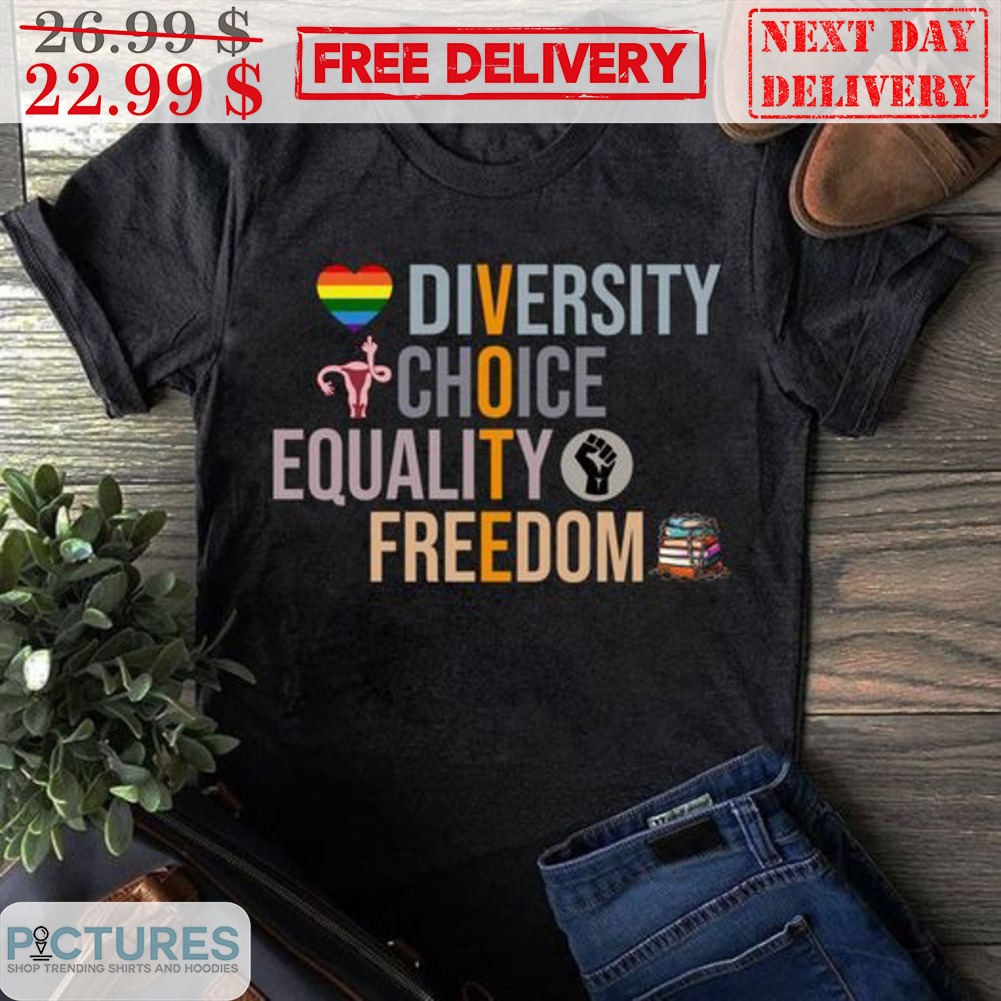 Woman Vote Diversity Choice Equality Freedom Shirt