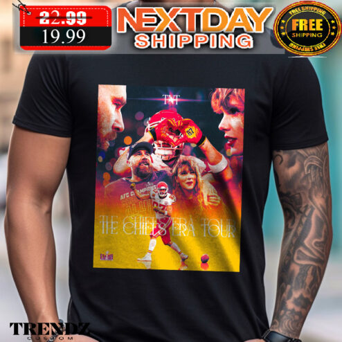 Trav And Tay AFC Champions The Chiefs Era Tour Super Bowl Football Shirt