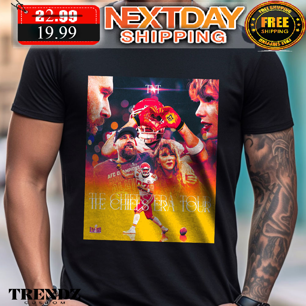 Trav And Tay AFC Champions The Chiefs Era Tour Super Bowl Football Shirt