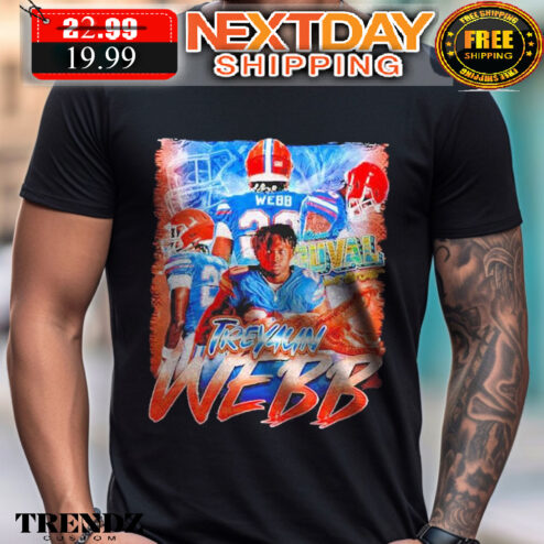 Treyaun Webb And Florida Gators Football Shirt