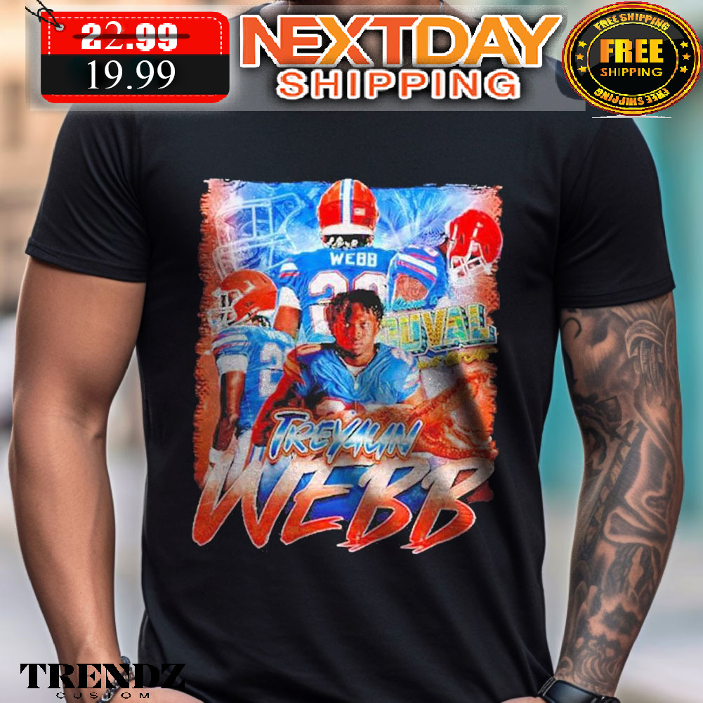 Treyaun Webb And Florida Gators Football Shirt