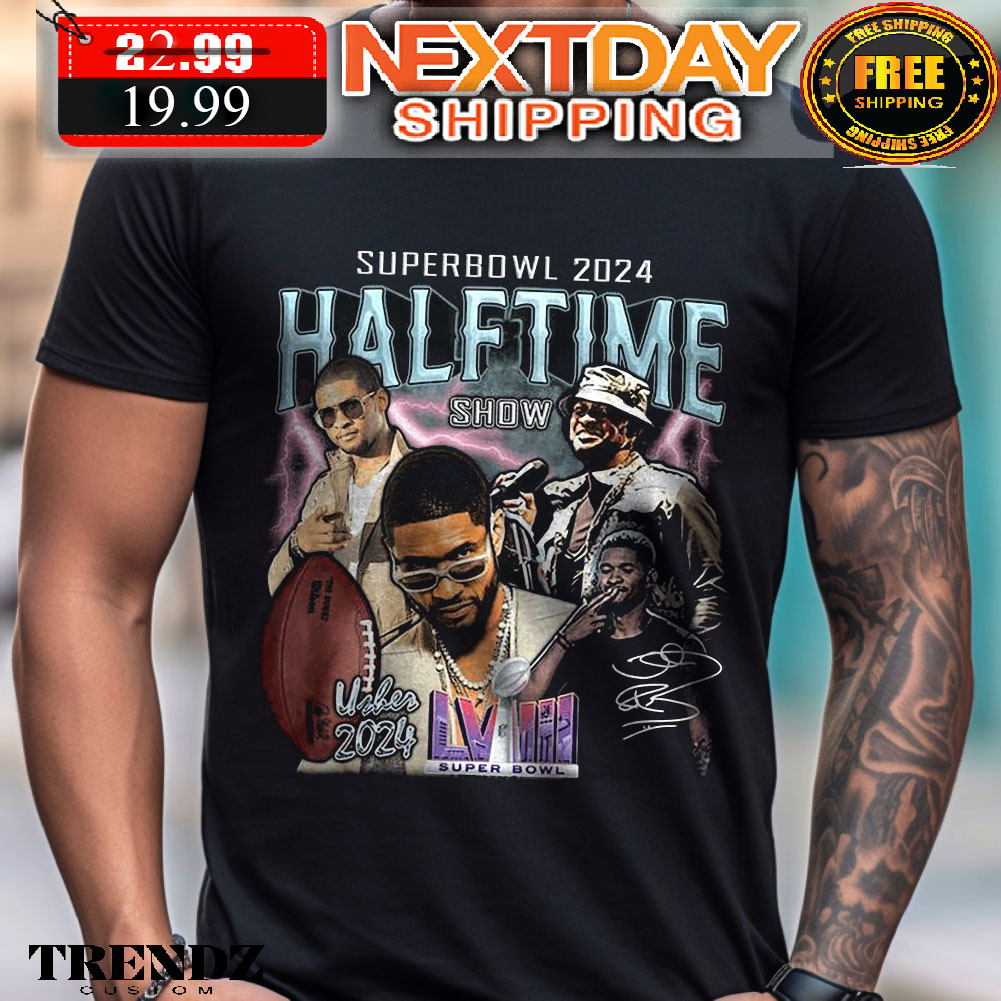 Usher 2000s Artist Super Bowl 2024 Halftime Show Shirt