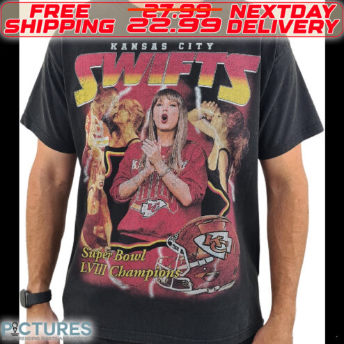 Kansas City Swifts Super Bowl LVIII Champions Bootleg Shirt