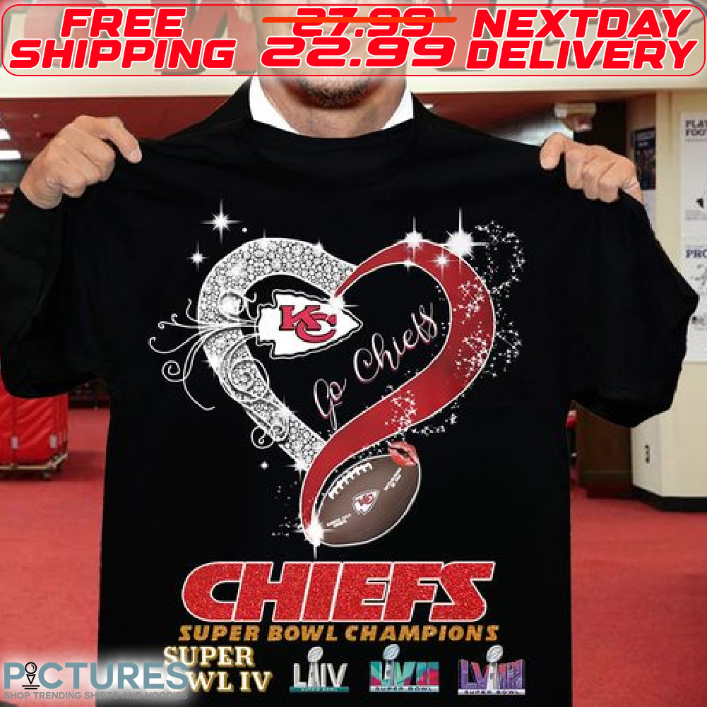 Heart Kansas City Chiefs Super Bowl Champions Shirt