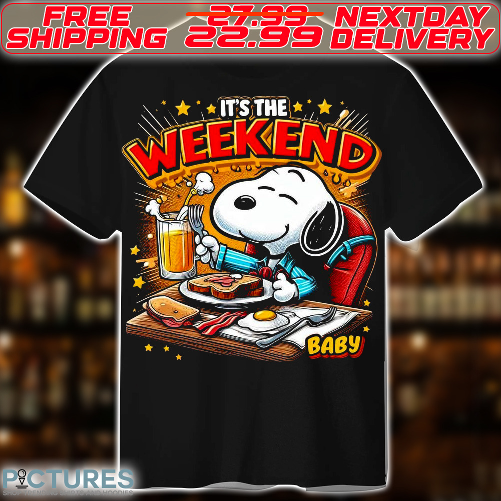 Snoopy It Is Weekend Baby Shirt