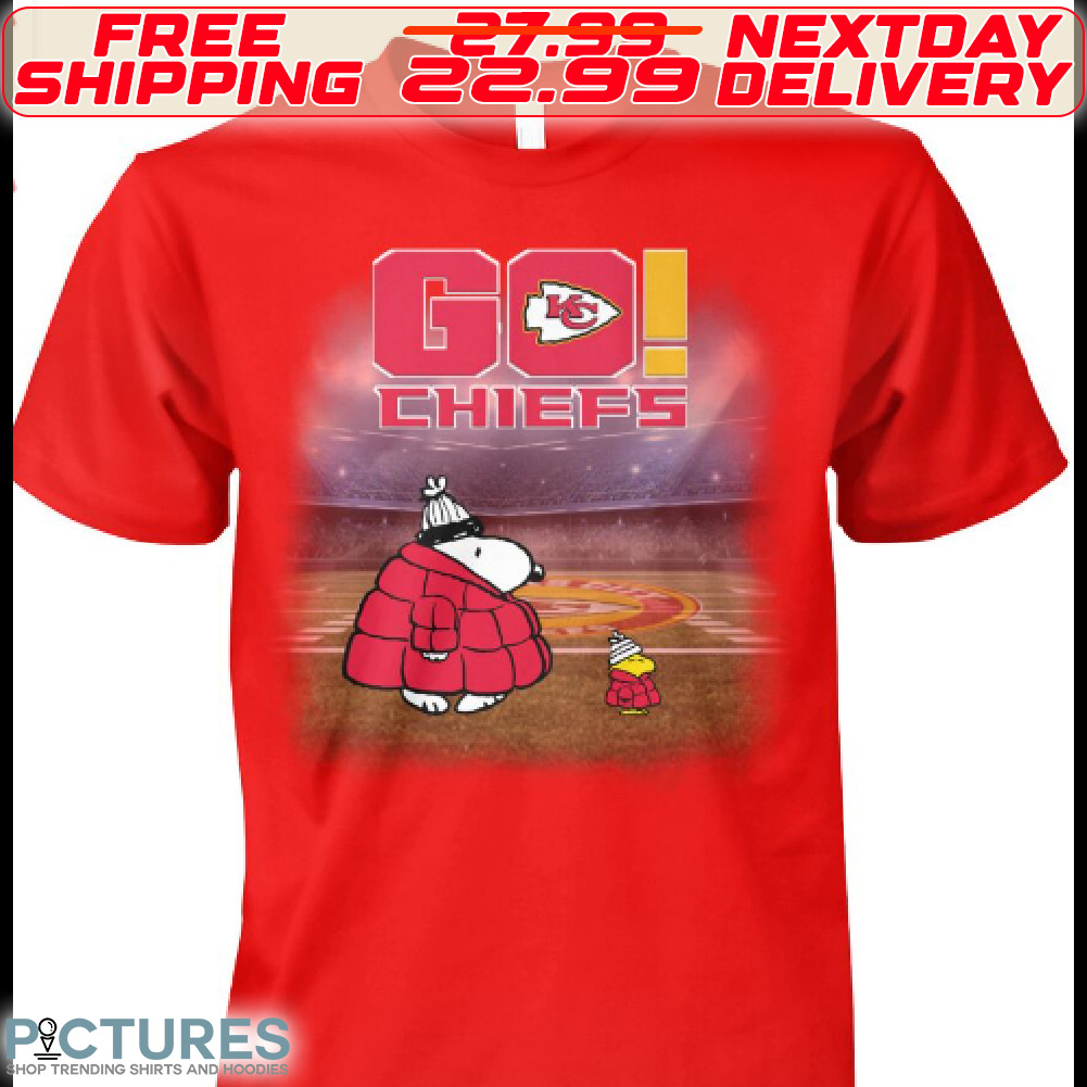 Snoopy Woodstock Kansas City Go Chiefs Super Bowl Shirt