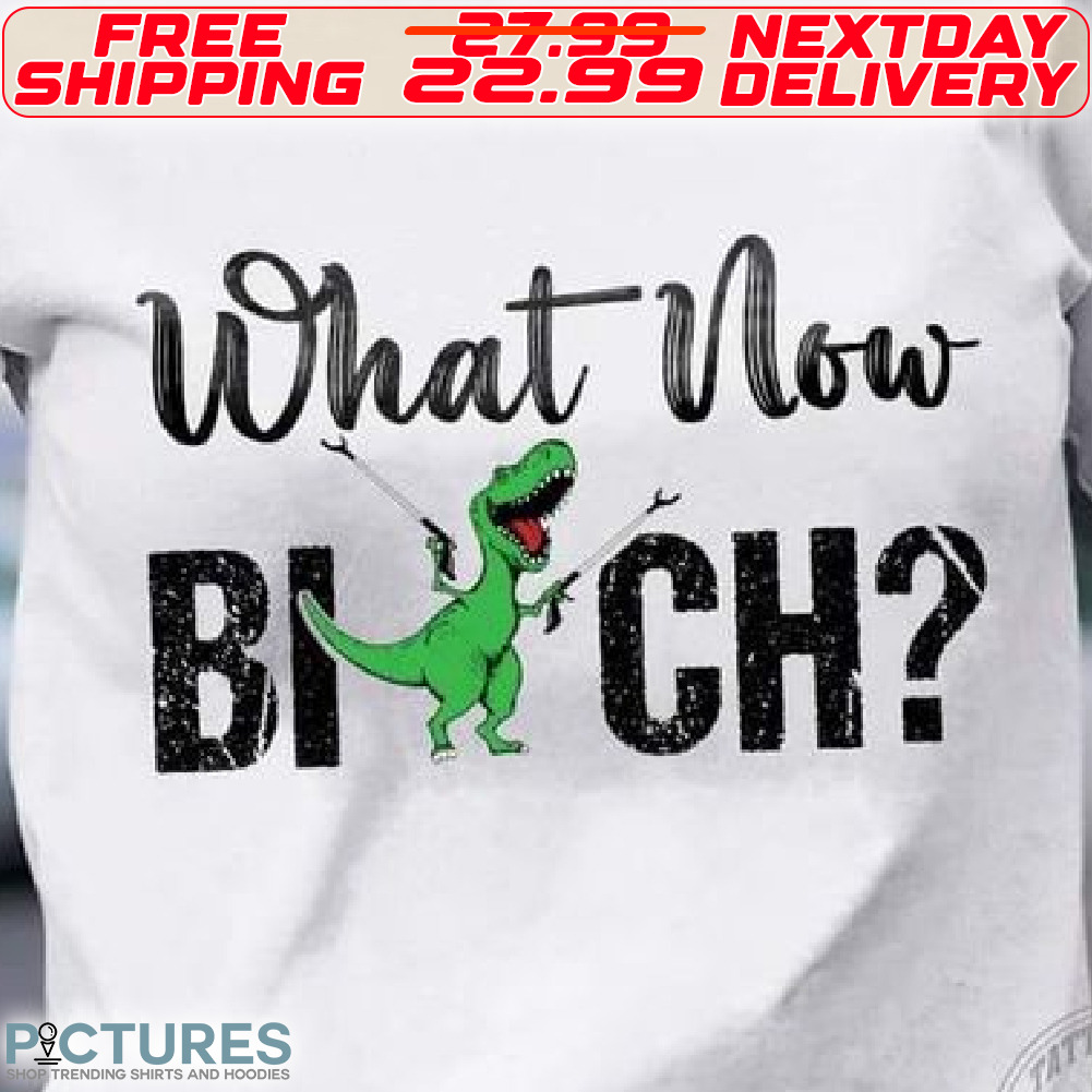 Dinosaur What Now Bitch Shirt
