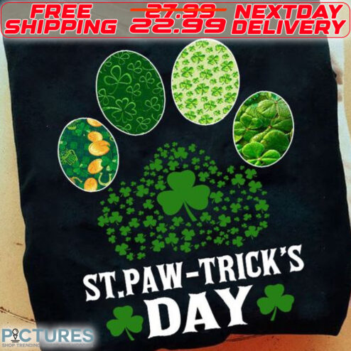 Dog Paw St Paw-Trick's Day Patrick Shirt
