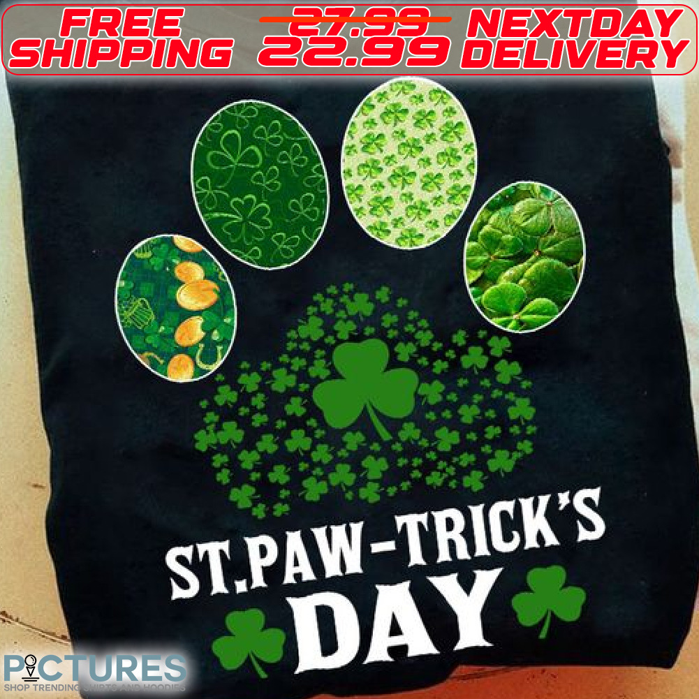 Dog Paw St Paw-Trick's Day Patrick Shirt