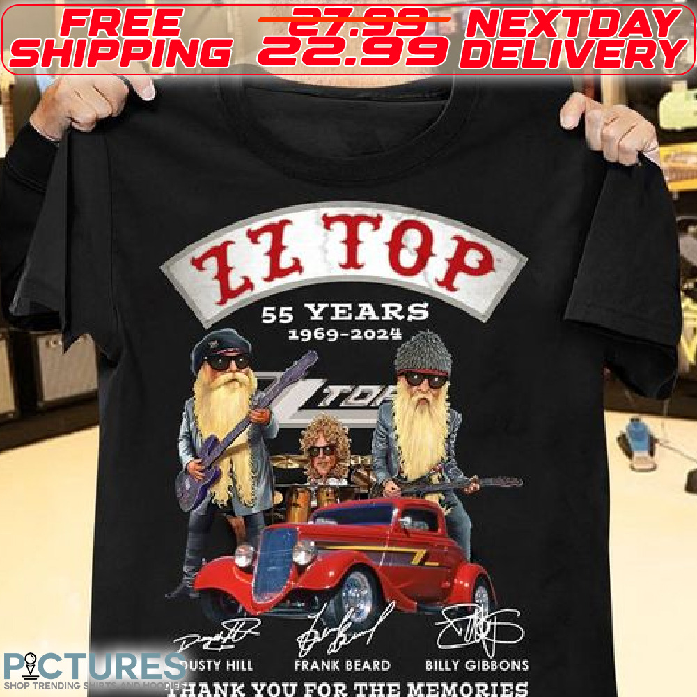 ZZ Top 55 Years 1969-2024 Shirt