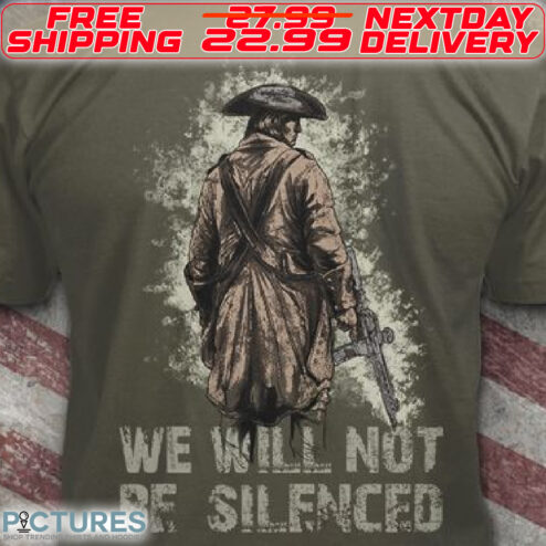 Gunfighter We Will Not Be Silenced Shirt