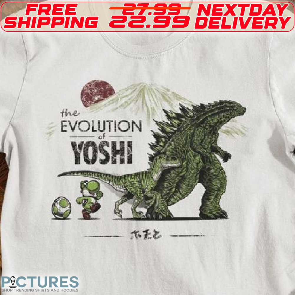 GodZilla The Evolution Of Yoshi Shirt