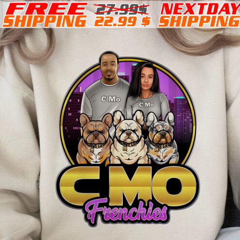 Couple With Dogs CMO Frienchies Shirt