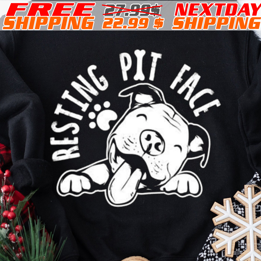 Dog Paw Besting Pit Face Shirt
